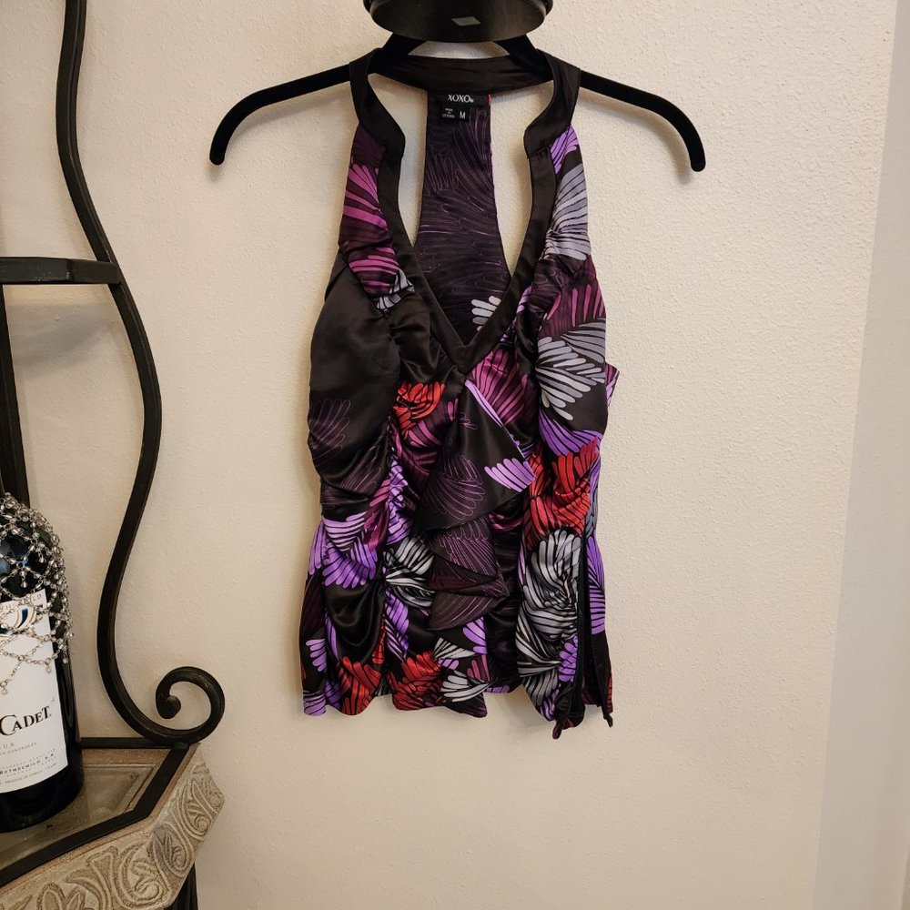 XOXO Colorful Sleeveless Top